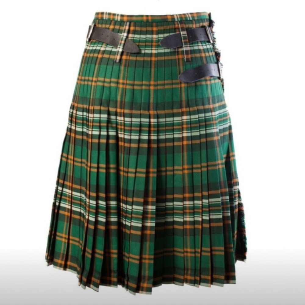 Green Plaid Men’s Utility Kilt